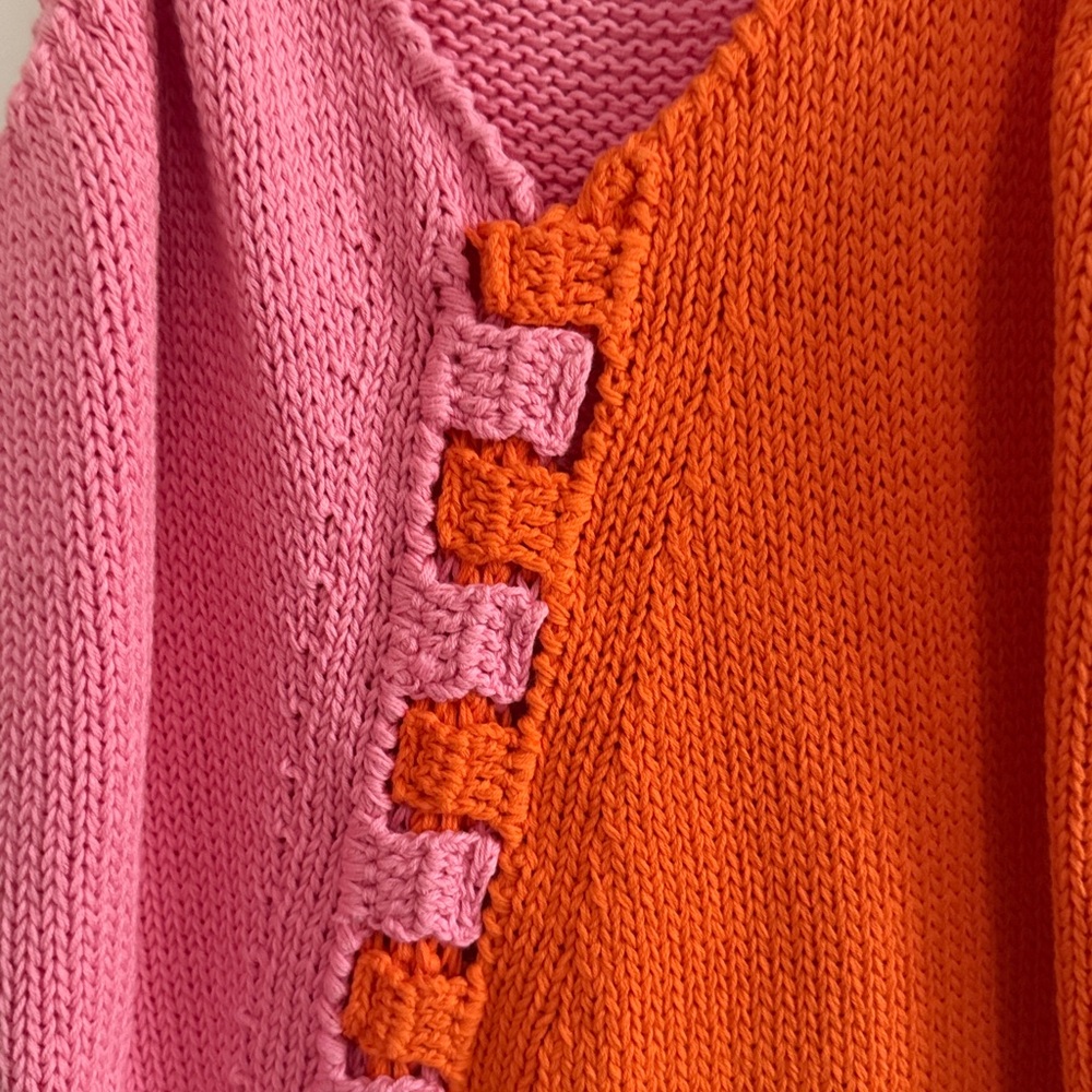 Free People Maribel Dress | Size XS, Pink and Orange - Picture 4 of 6
